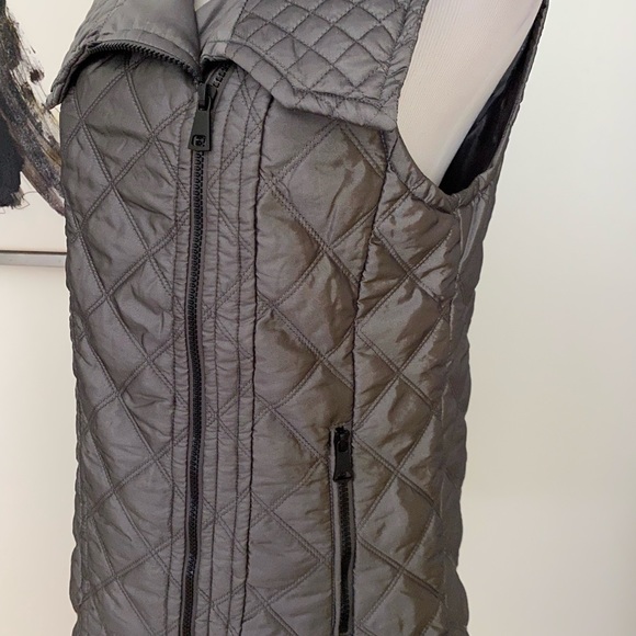 Marc New York Gray Quilted Vest Size Small - Picture 3 of 11